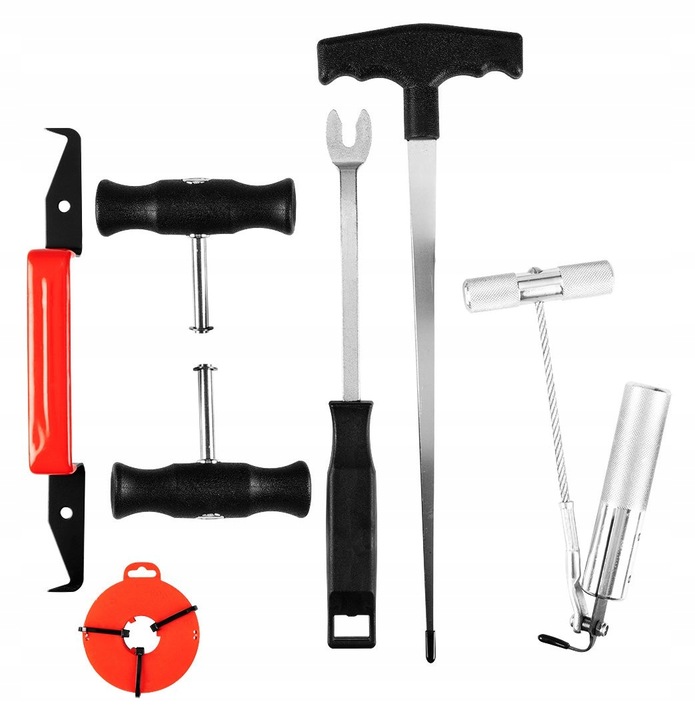 NEO ZESTAW W WALIZCE DO WYCINANIA DEMONTAŻU SZYB SAMOCHODOWYCH 7EL. 11-819