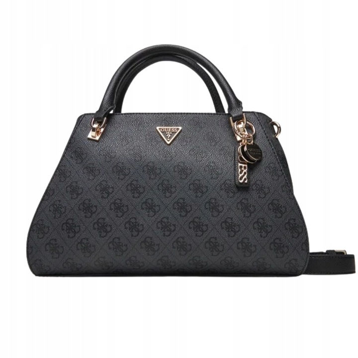 Torebka damska Guess Kuferek Elegancka Modna na zamek HWBG9672070 Czarna