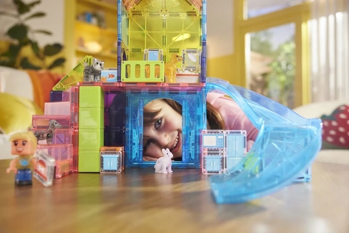 Plac Zabaw dla Zwierząt Klocki Magnetyczne 50 elementów - Magna-Tiles