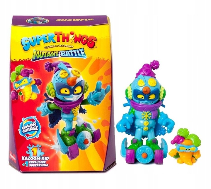SuperThings MUTANT BATTLE SNOWFUL figurka bałwan FROSTY Super Zings Things