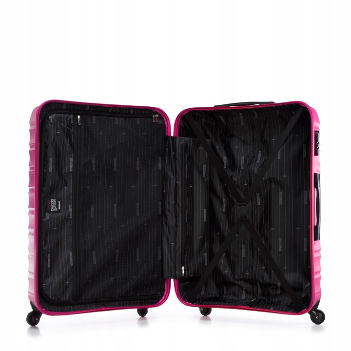 WITTCHEN Duża walizka z ABS-u z żebrowaniem