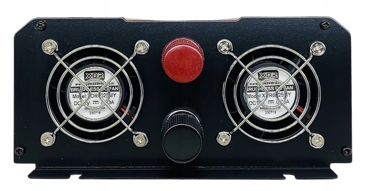 PRZETWORNICA NAPIĘCIA MAXIMUS 12V 230V 2000VA 1000W CZYSTY SINUS QC 3.0 LCD