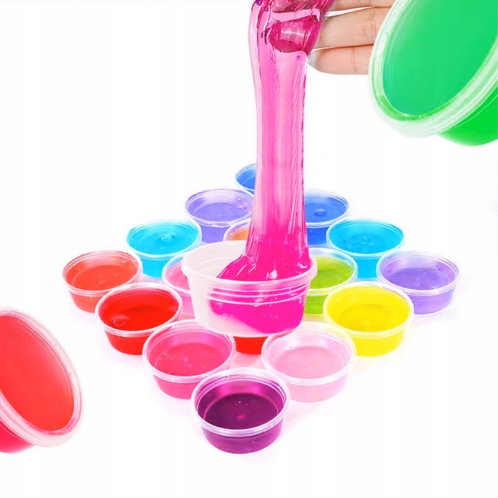 Zestaw Do Robienia Slime Fabryka Glutów w Skrzynce Piankolina 83 Elementy