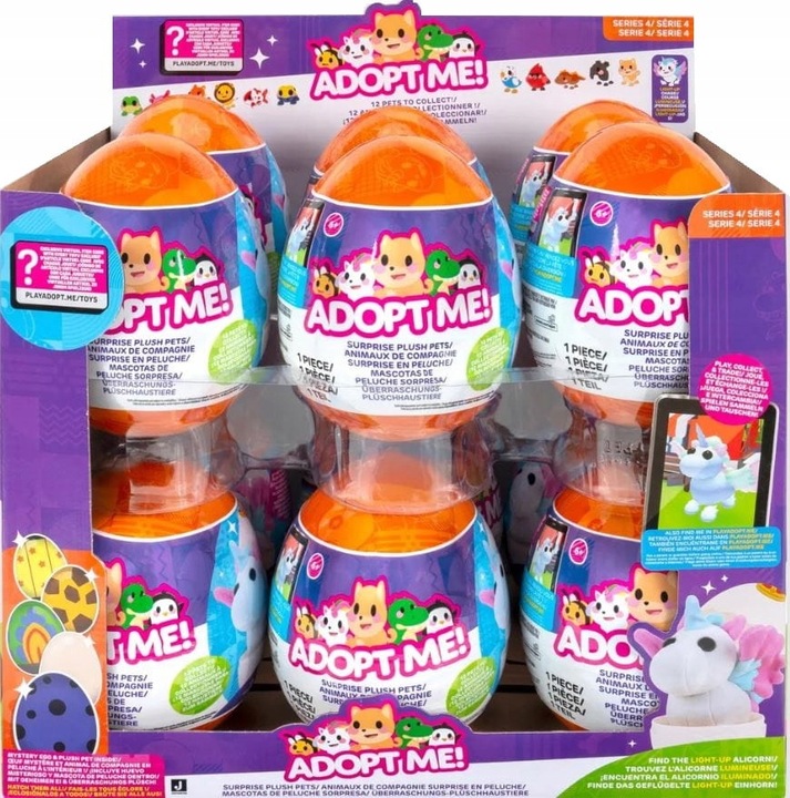 Adopt Me! Suprise Seria 4 Jajko niespodzianka z maskotką MASKOTKA WIELKANOC