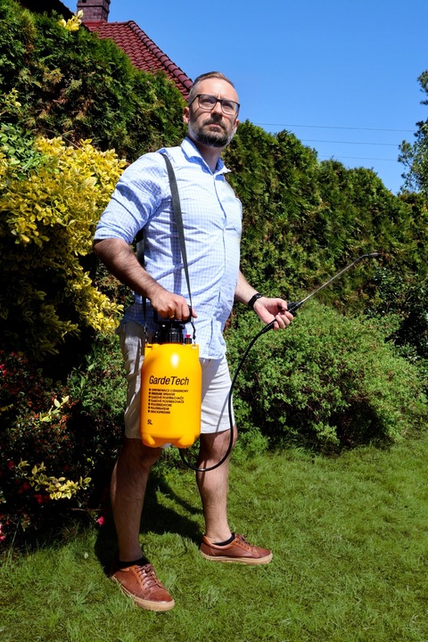 OPRYSKIWACZ CIŚNIENIOWY RĘCZNY 5L GARDETECH SPRYSKIWACZ MOCNY