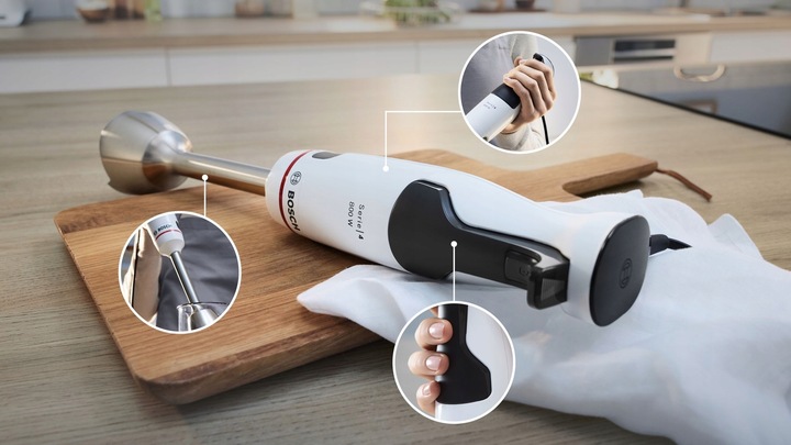 Blender ręczny Bosch MSM4W420 ErgoMaster 800 W Antypoślizgowy uchwyt