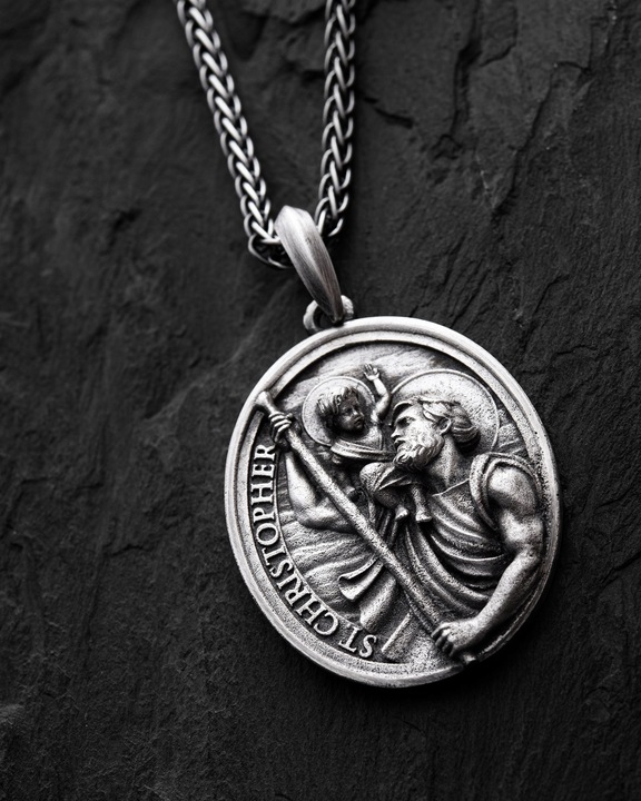 Srebrny wisiorek ST. CHRISTOPHER