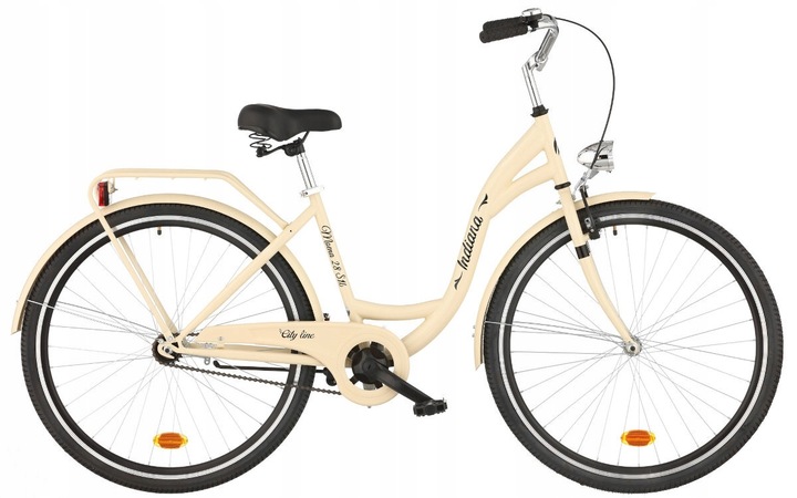 Rower miejski INDIANA Moena S1B 28 cali damski Cappuccino