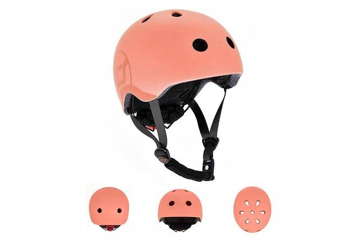 Kask rowerowy dziecięcy na hulajnogę Scoot and Ride, rozm. S-M, 3 lata+