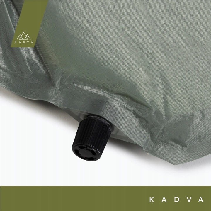 Mata samopompująca KADVA Aero srebrny OS LEKKA WYGODNA WYTRZYMAŁA