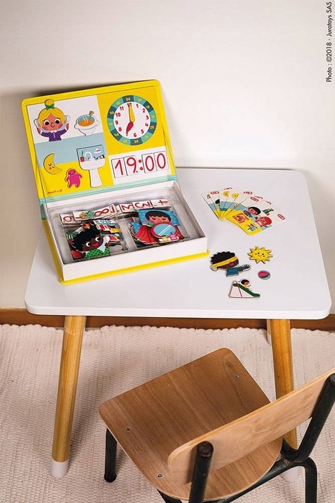 Układanka magnetyczna Magnetibook Uczę się zegarka, dla dzieci, 3+, Janod