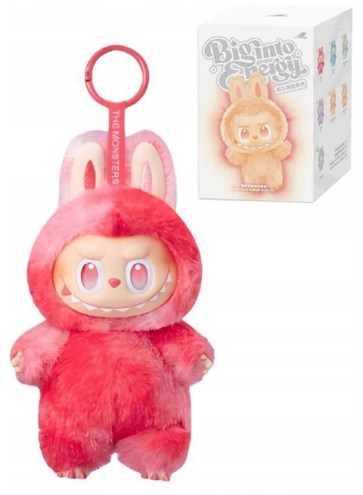 LABUBU BIG INTO ENERGY THE MONSTERS BRELOK MASKOTKA PLUSZOWA KOLEKCJONERSKA