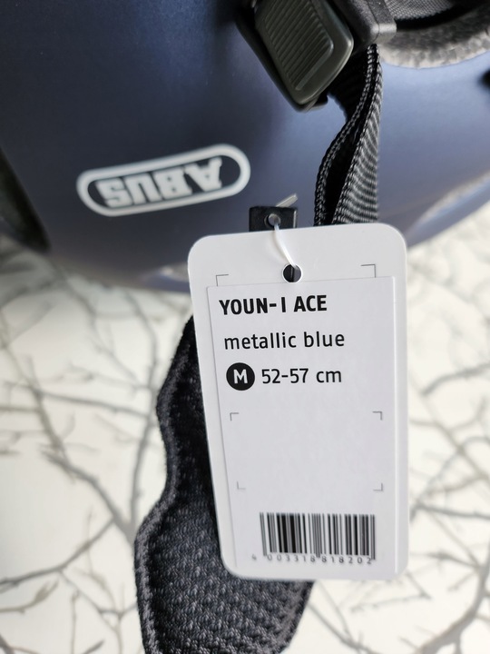 Kask Abus Youn-I Ace r. M 52-57cm. Blue Metalic