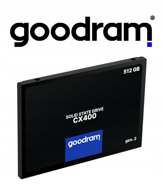 Dysk SSD Goodram CX400 Gen. 2 512GB 2,5" SATA III