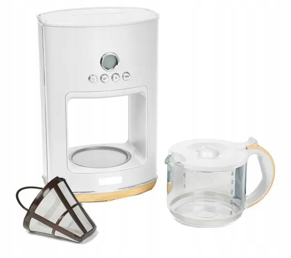Ekspres przelewowy do kawy Haden Dorchester 1080W 1,5L Dzbanek Biały