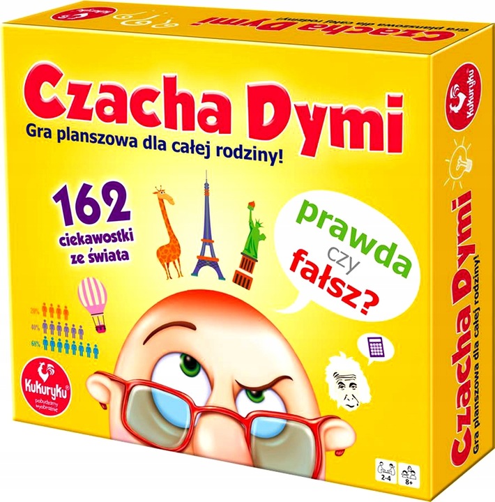 Czacha Dymi Gra Planszowa Dla Dzieci Rodzinna 8+ Kukuryku 62134