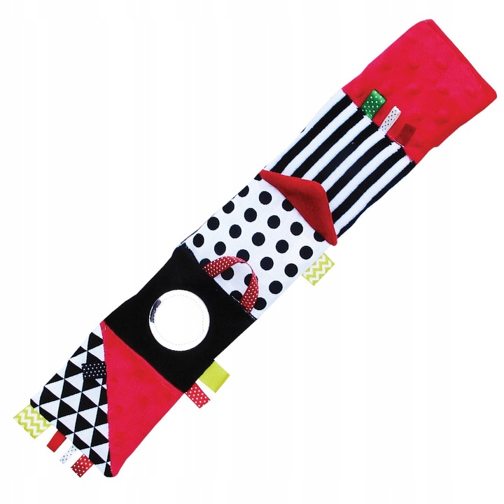 Kontrastowa Książeczka mała czerwona Hencz Toys