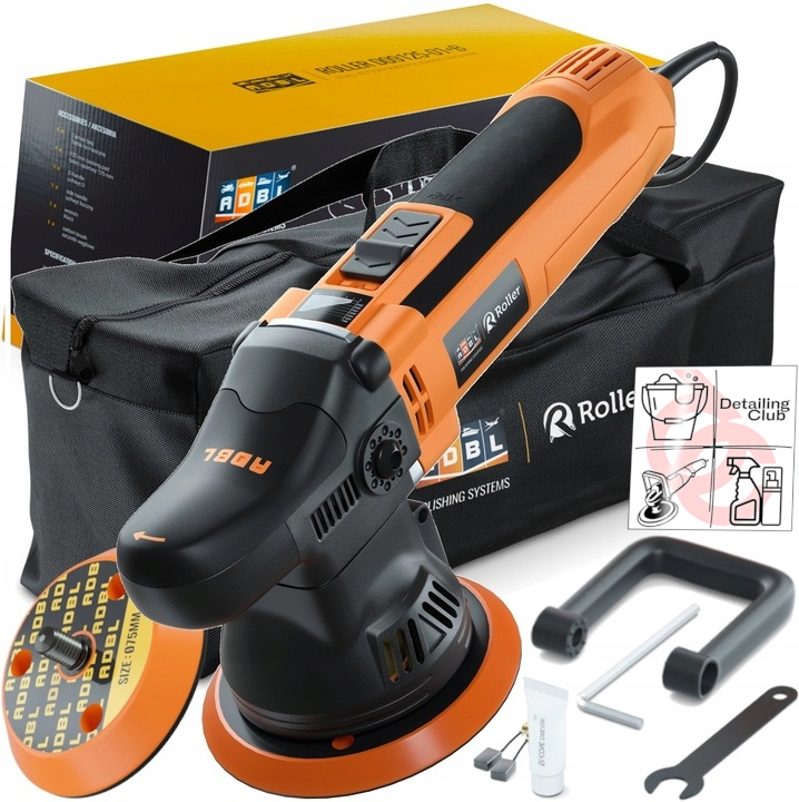 ADBL Roller D09125-01 + B Maszyna Polerska Polerowanie DA Skok 9 mm + Torba