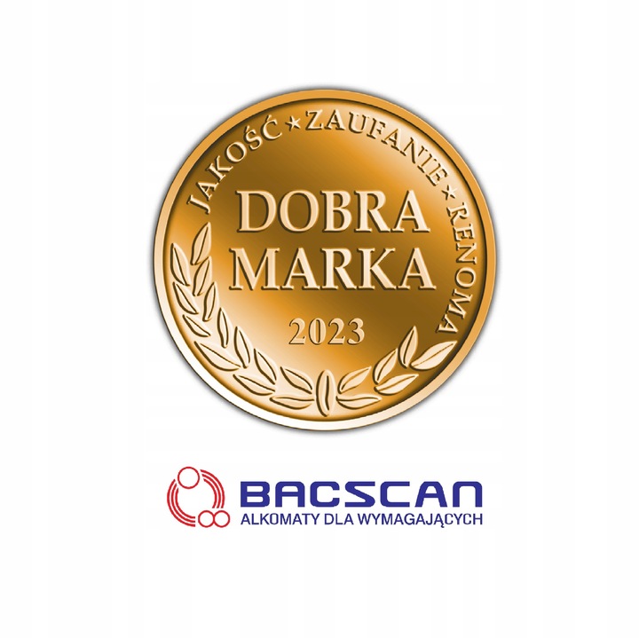 Alkomat elektrochemiczny BACscan 9000 Professional - ustniki - Kalibracje