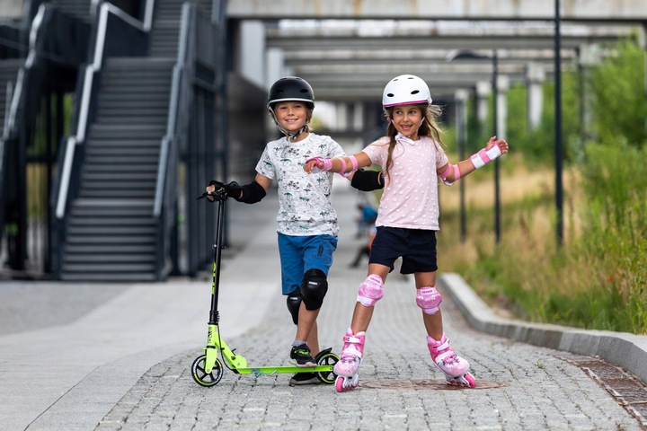 Rolko-Wrotki 3w1 Regulowane RAVEN Princess 26-29 Kauczuk