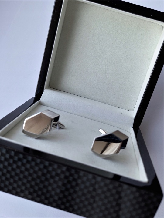 Spinki do mankietów koszuli srebrny Skorpion