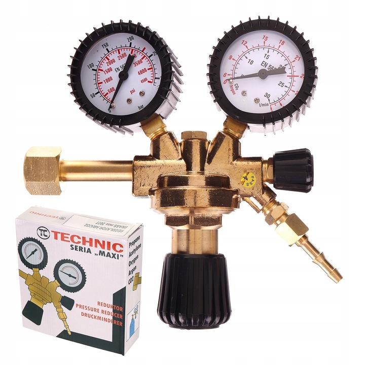 REDUKTOR REGULATOR CIŚNIENIA GAZU CO2 ARGON SATRA S-ACO2R