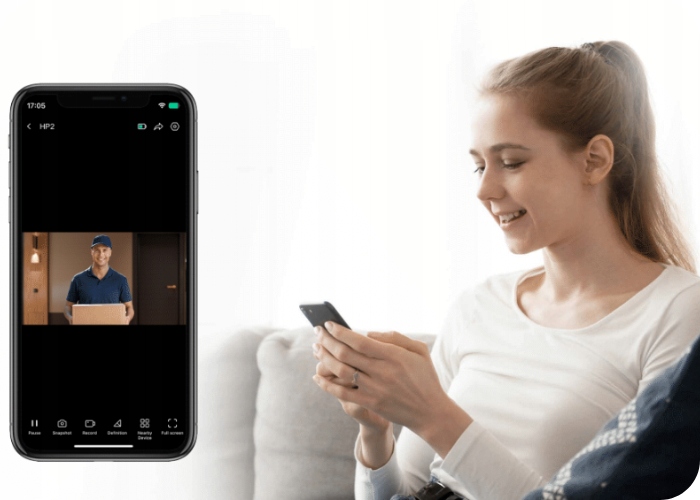 Wizjer do drzwi Judasz EZVIZ CP2 WiFi z Kamerą Podgląd Online