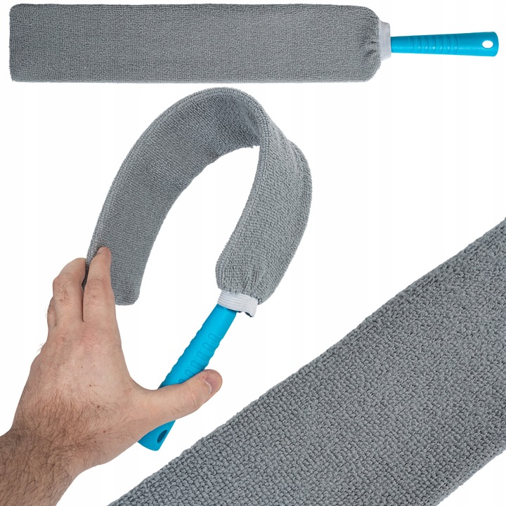 SZCZOTKA DO KURZU PAJĘCZYN TELESKOPOWA MIOTEŁKA DŁUGA 50-260CM 5w1 KOŃCÓWKI