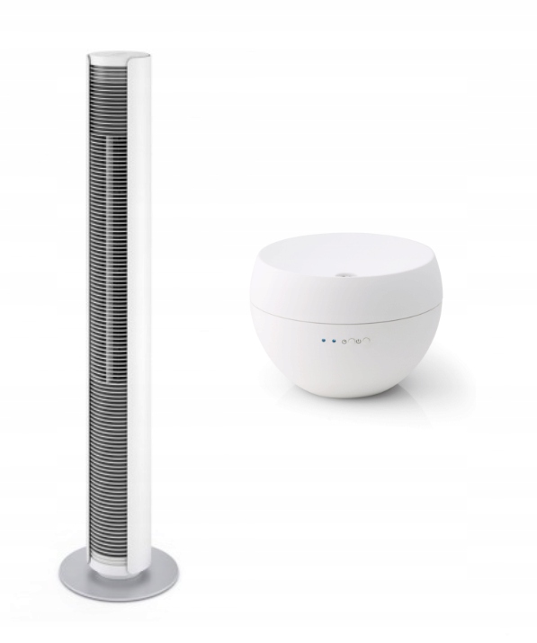 WENTYLATOR KOLUMNOWY PETER BIAŁY + AROMATYZER JASMINE BIAŁY STADLER FORM