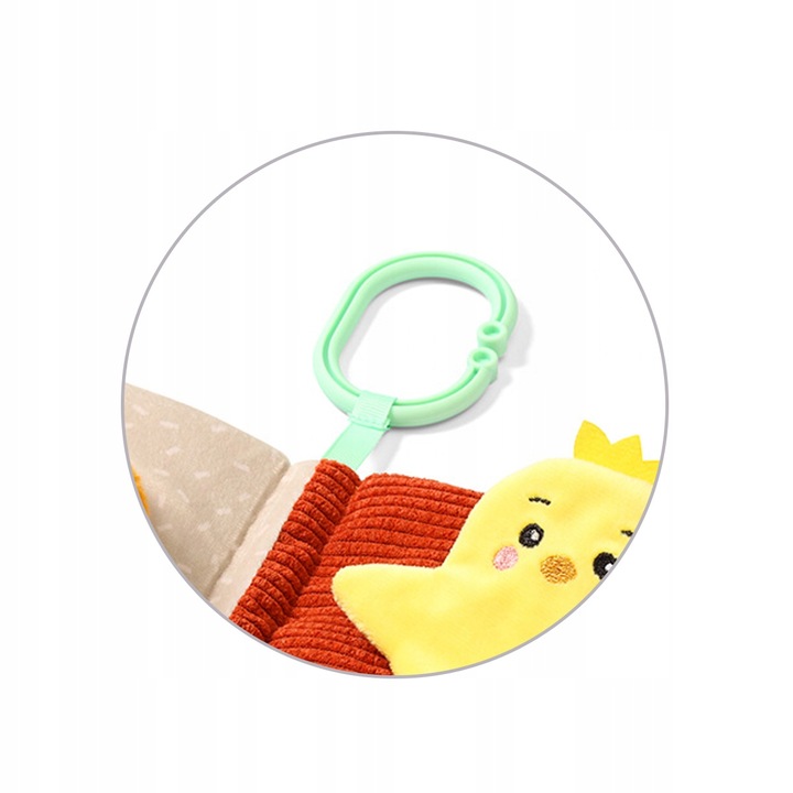 KSIĄŻECZKA SENSORYCZNA EDUKACYJNA MIĘKKA ZAWIESZKA 0+ 1531 BABYONO