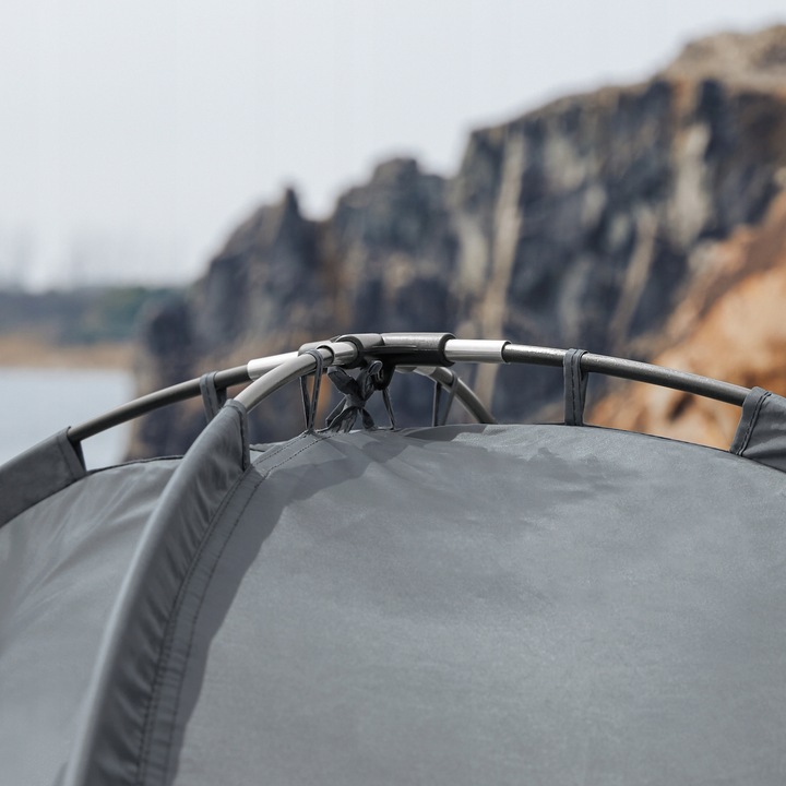 SoBuy Namiot Wodoodporny Leżak 1 Osoby Kempingowy Turystyczny OGS32-HG