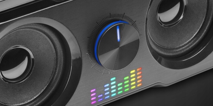 Głośniki Komputerowe 2 1 SOUNDWALL USB 16W LED RGB
