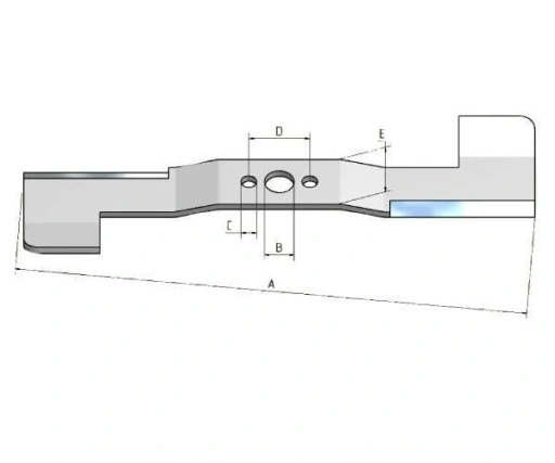 Zestaw noży tnących Stiga MP84 2SZT. 1134-9220-01