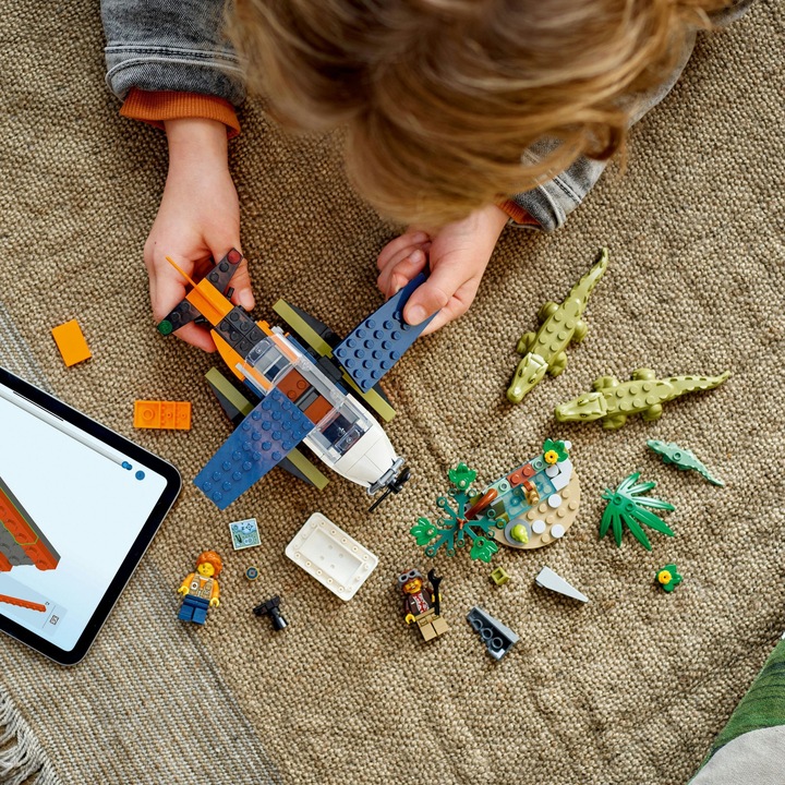 LEGO CITY 60425 WODOLOT BADACZKI DŻUNGLI