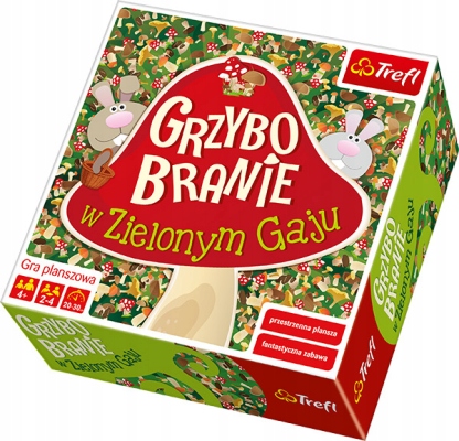 Grzybobranie w zielonym gaju. Gra. Trefl 00988