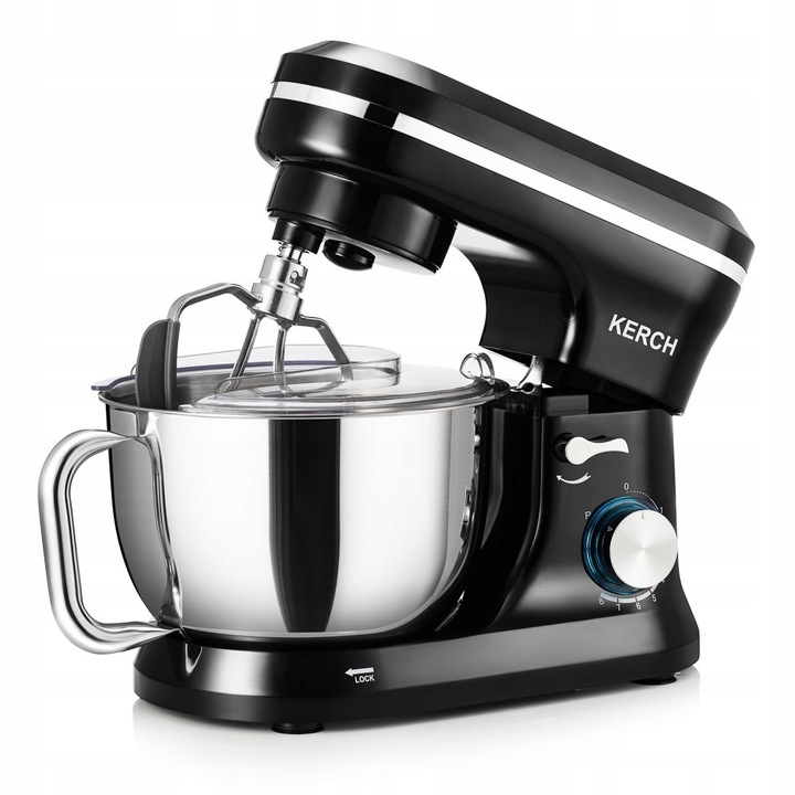 ROBOT KUCHENNY PLANETARNY MIKSER KERCH FERRO BLACK 4,5L AKCESORIA