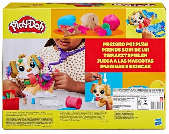 PLAY-DOH Ciastolina Wizyta u weterynarza Wersja 2024 F3639