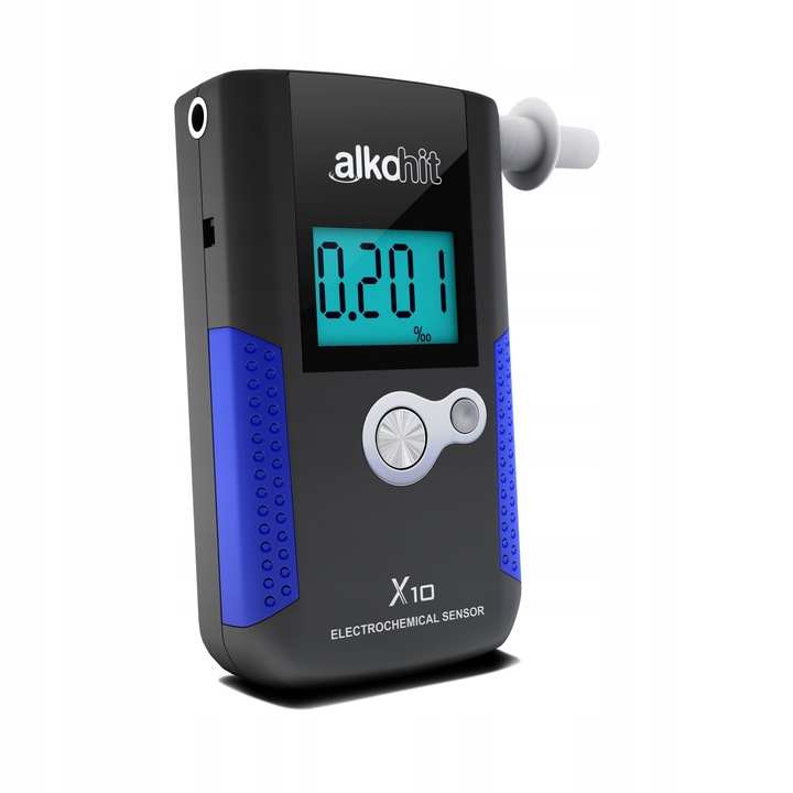Alkomat ALKOHIT X10 Technologia Policyjna +Ustniki