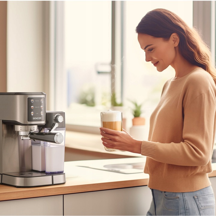 Automatyczny Ekspres Ciśnieniowy Sencor SES 4910SS Wyświetlacz One Touch