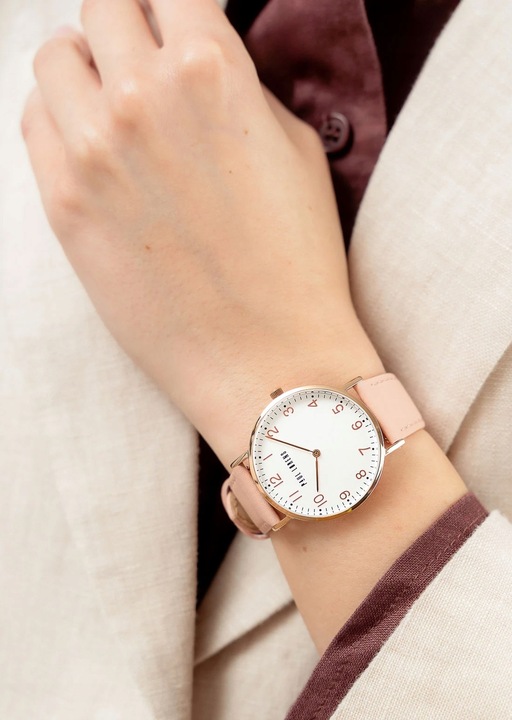 Zegarek damski Paul Lorens FARAH skórzany klasyczna tarcza z cyframi GRAWER