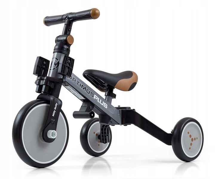 Rowerek 4w1 Milly Mally Optimus Plus Grey Sary