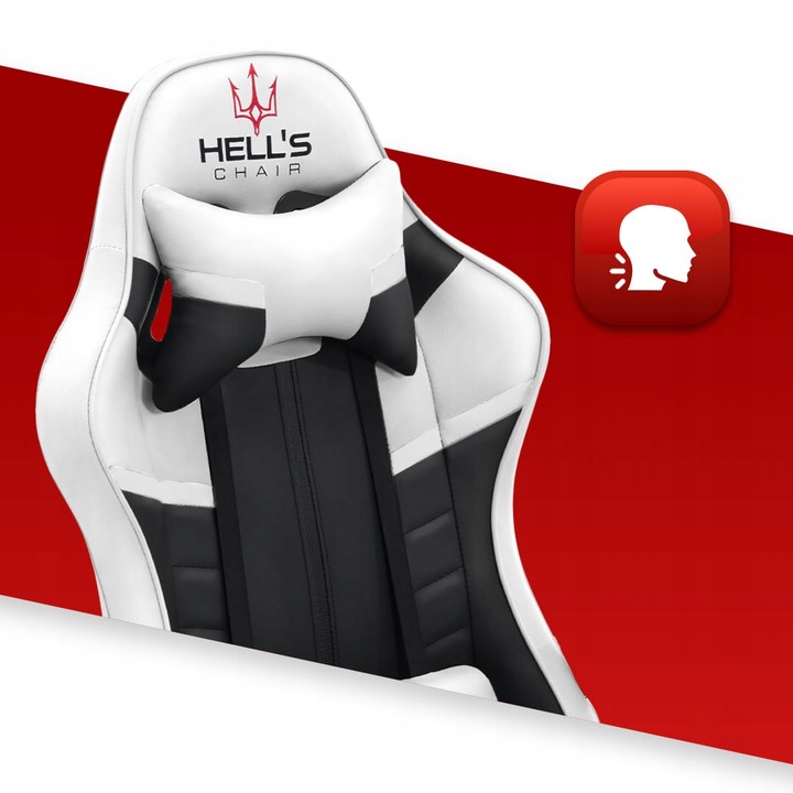 FOTEL GAMINGOWY DLA GRACZA BIUROWY HELL'S