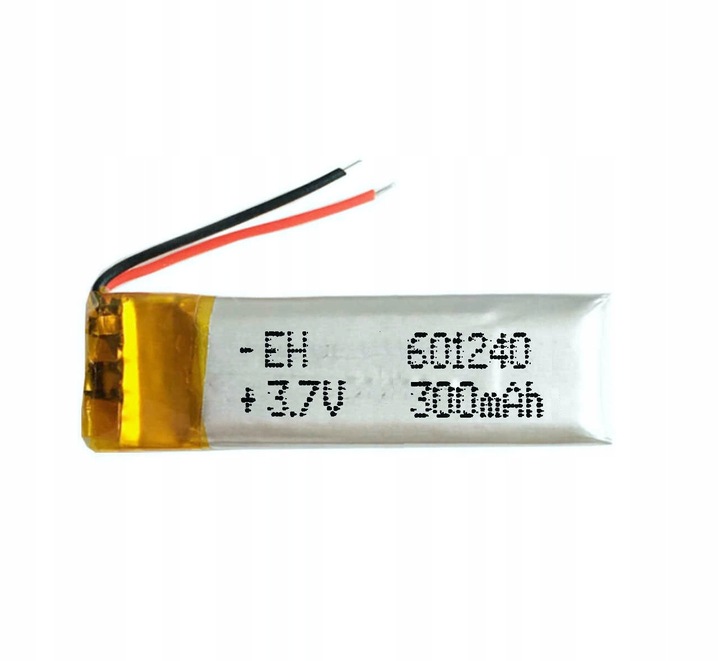 Bateria Akumulator Li-Poly 300mAh 3.7V