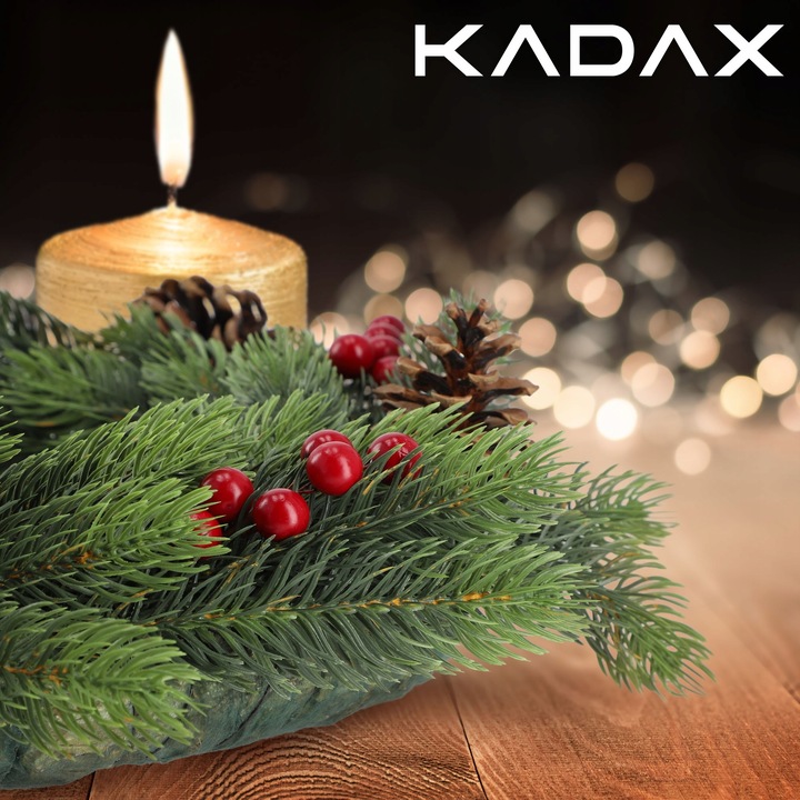 WIANEK ŚWIĄTECZNY STROIK NA DRZWI STÓŁ WIENIEC OZDOBA PREMIUM ŚWIĘTA 45 cm