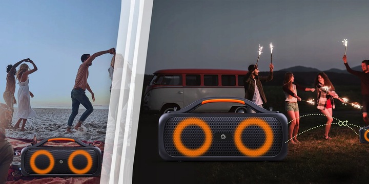 GŁOŚNIK BLUETOOTH MANTA SPK216 XBASS RADIO TWS asyst głos Zestaw SDHC 32GB