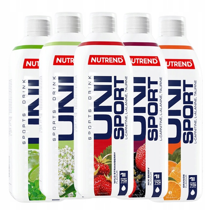 IZOTONIK NUTREND UNISPORT 1000ML POMARAŃCZ NAPÓJ SPORTOWY TAURYNA L-ALANINA