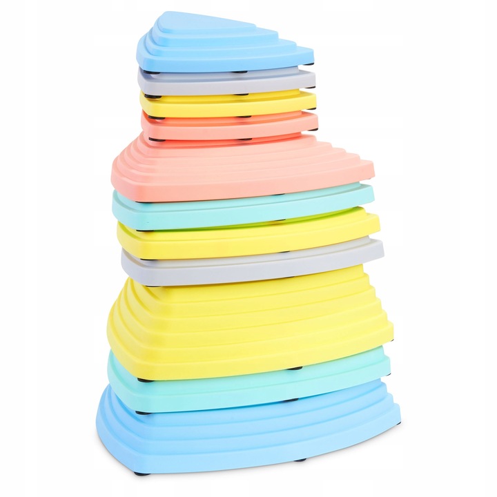 Kolorowe kamienie balansujące dla dzieci – zestaw 11 sztuk do zabawy