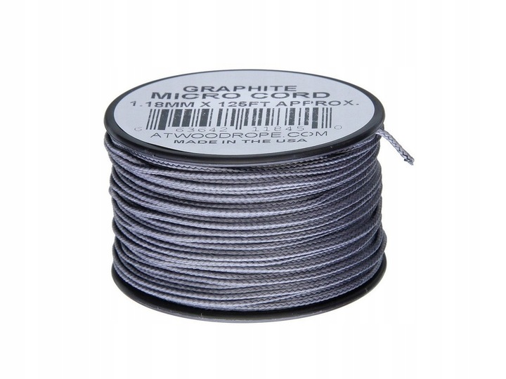 Linka Atwood Rope MFG Micro Cord 1,18mm/38m (125ft) Neon Green