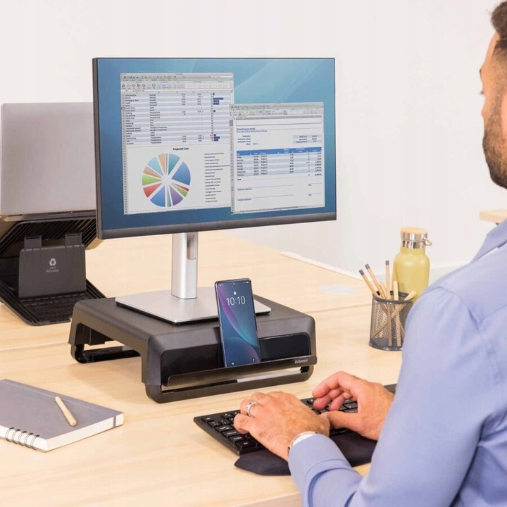 Podstawa pod monitor Fellowes Breyta, czarna