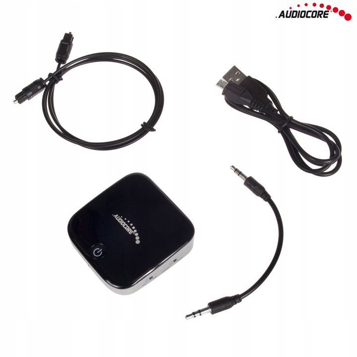 Odbiornik i Nadajnik Bluetooth Apt-X HiFi Audio Toslink AUX Audiocore AC830